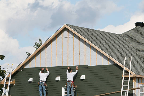 Professional Siding Replacement technician working in Ardara, PA